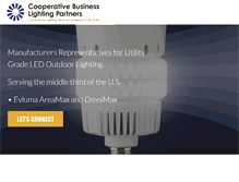 Tablet Screenshot of cooplightingpartners.com